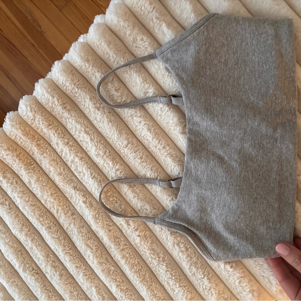 Vuori Heather Gray Sports Bra